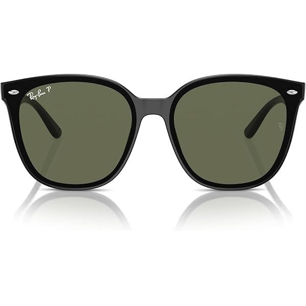 Amazon.com: Ray-Ban RB4461D Sunglasses, Black/Blue, 64 mm